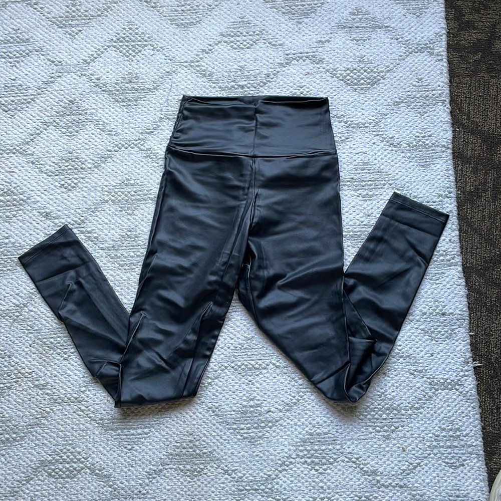 leather leggings, size small
